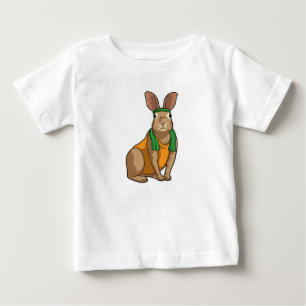 Kanin som Springer med Towel T Shirt
