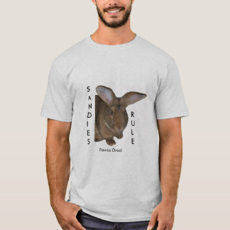 Kanin som T-tröja SANDIES HÄRSKAR, lismar dreglar T-shirt