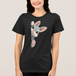 Kanin som tittar på dig t shirt