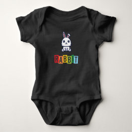 Kanin svart t shirt