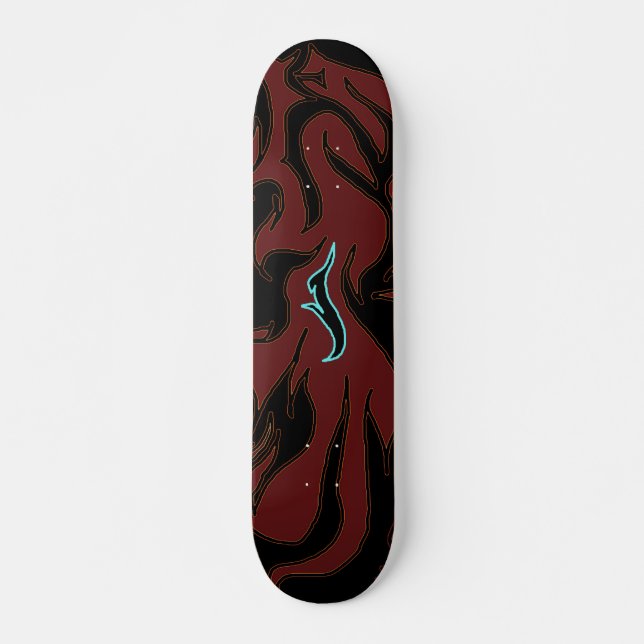 Kanin till Flame Skateboard Bräda 21,5 Cm (Framsida)