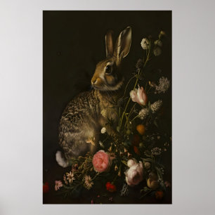 Kanin trädgård Mörk Akademi, Mörk Botanisk Vägg Poster