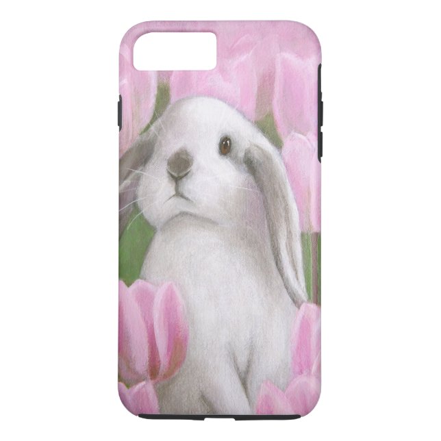 Kanin & tulpan Case-Mate iPhone skal (Baksida)