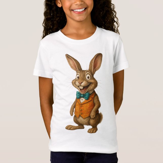 Kanin Unisex Barn T-Shirt (Framsida)