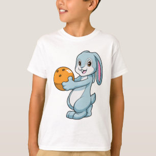 Kanin vid Bowling med Bowling ball T Shirt