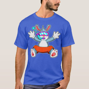 Kanin vid dykning med Swimming goggles Snorkel T Shirt