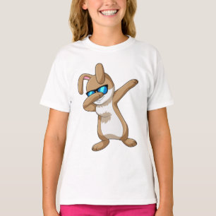 Kanin vid Hip hop Dance Dab T Shirt