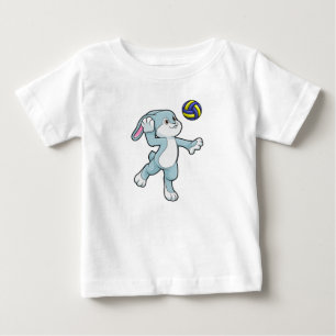 Kanin vid sport med Volleyball T Shirt