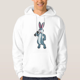 Kanin vid styrkeutbildning med Dumbbell Hoodie