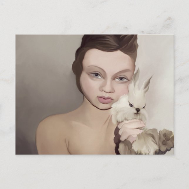 kanin vykort (Framsida)