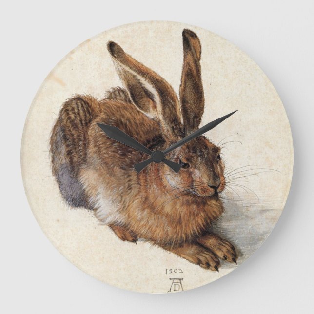 KANIN ( Young Hare ) Stor Klocka (Framsida)