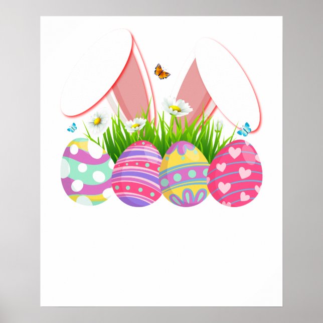 kaninägg, retro, vintage poster (Framsidan)