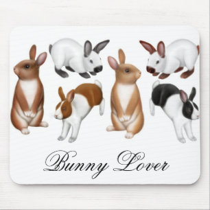 Kaninälskare Mousepad Musmatta
