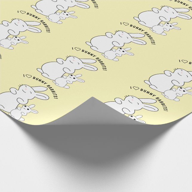 Kaninälskare Presentpapper (Hörn)