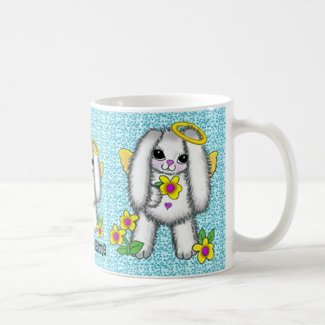 Kaninängel-mugg Kaffemugg (Höger)