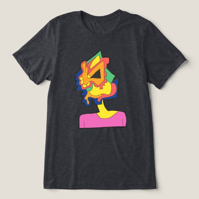 Kaninansikte T Shirt (Design Framsida)