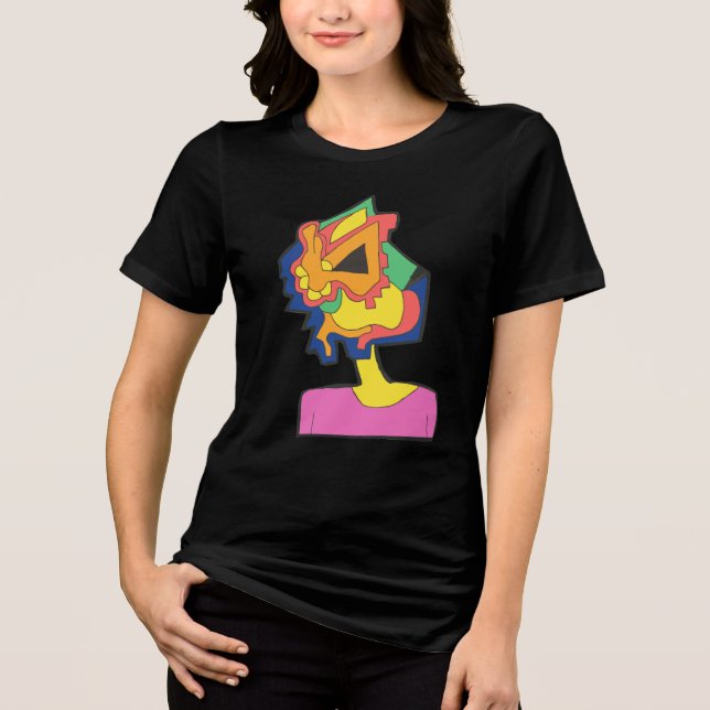 Kaninansikte T Shirt (Framsida)