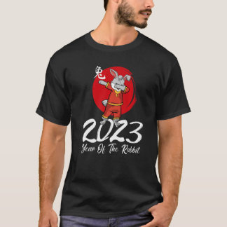 Kaninåret 2023 Kinesiska Dekorationen Manar Wo T Shirt