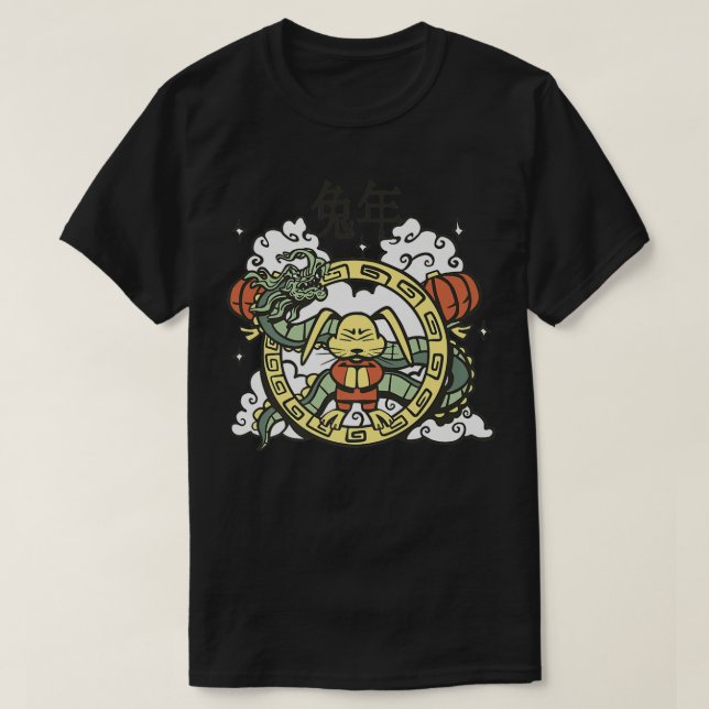 Kaninåret 2023 t kinesiskt nyår 2023 shirt (Design framsida)