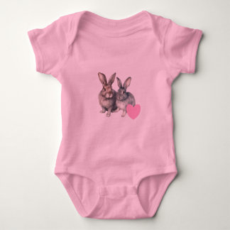 Kaninbaby Kärlek Tröja