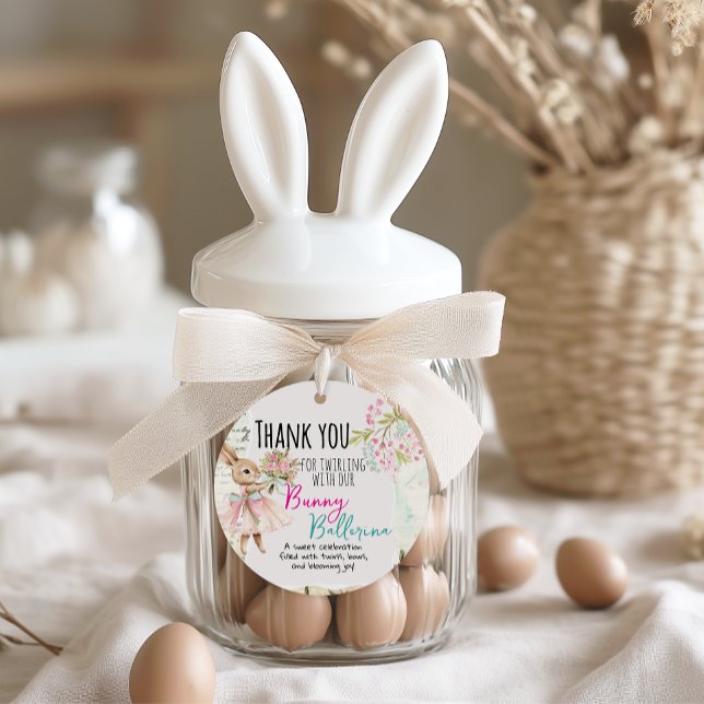 Kaninbalettinsfödelsemärkning Gåvor Etiketter (Skapare uppladdad)