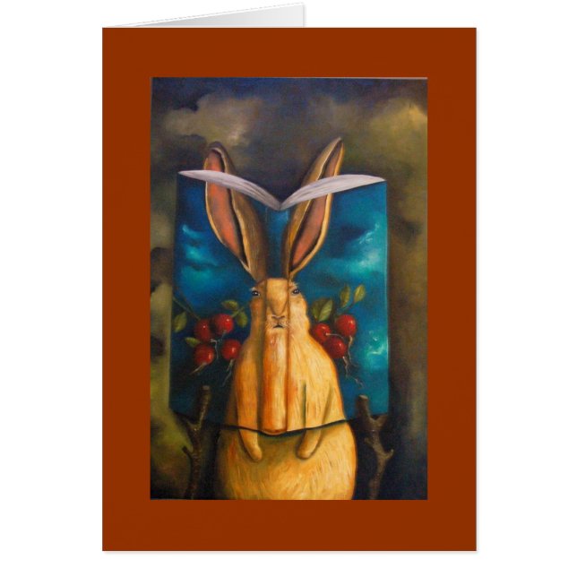 Kaninberättelsen Hälsningskort (Framsidan)