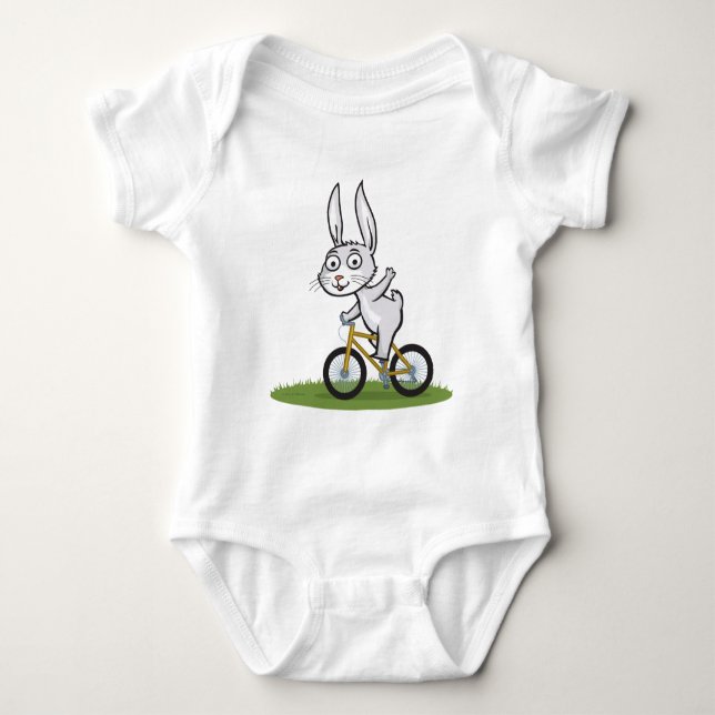 Kaninbiker T Shirt (Framsida)