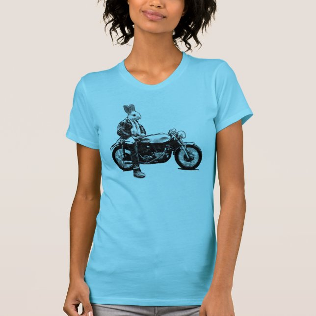 Kaninbiker T-shirt (Framsida)