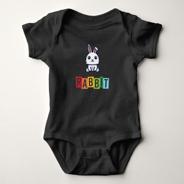 Kaninbläck T Shirt (Framsida)