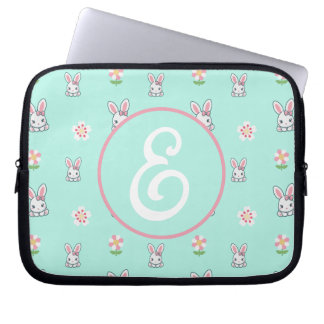 Kaninblomdelight Laptop Fodral