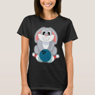 Kaninbowling Bowlingklot Bowlingkäglor T Shirt