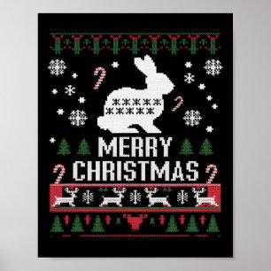 Kaninbunny Ugly till jul Poster