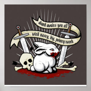 Kaninen Caerbannog Poster