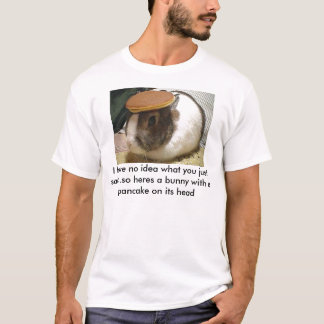 kaninen har jag ingen idé vad du sade precis… så tee