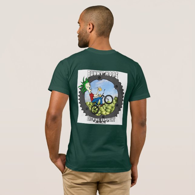 Kaninen hoppar amerikan T T Shirt (Hel baksida)