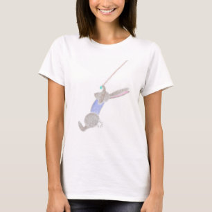 Kaninen på flygtrapezen tee shirt