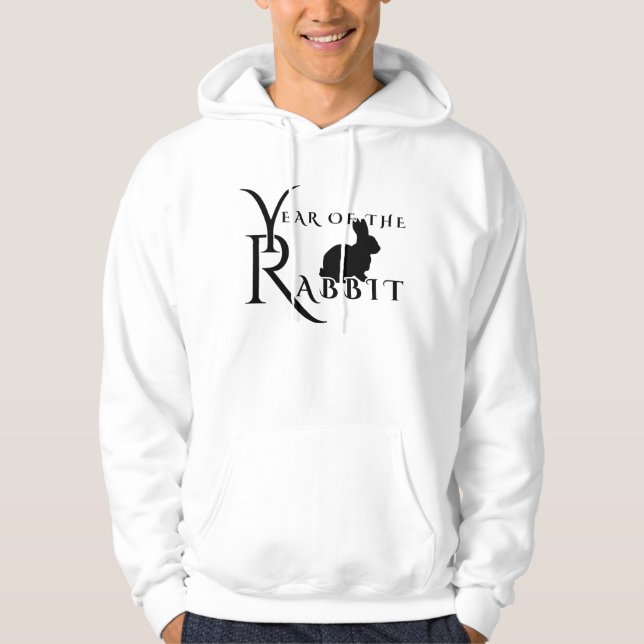 Kaninens år hoodie (Framsida)
