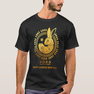 Kaninens år - kinesiska Zodiac NEW YEAR 2023 T Shirt