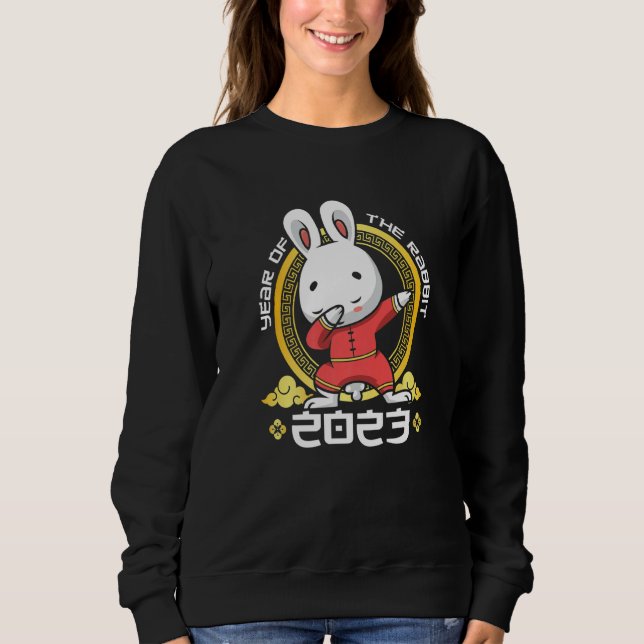 Kaninens kaninår 2023 China Zodiac Sig T Shirt (Framsida)