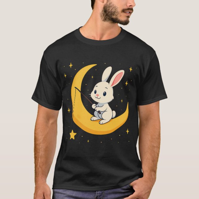Kaninens månjakt t shirt (Framsida)