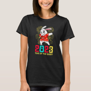 Kaninens nyår i Lycklig T Shirt