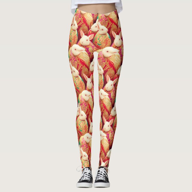 Kaninens Royal-adresskod Leggings (Framsida)