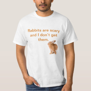 Kaniner är läskiga - Alt Tee Shirt