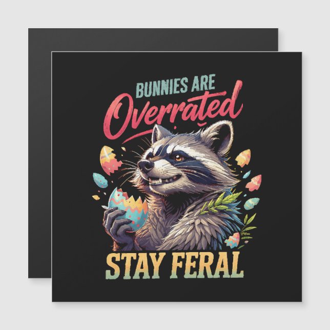 Kaniner Är Överreklamerade Stanna Vild (Fram/baksida)