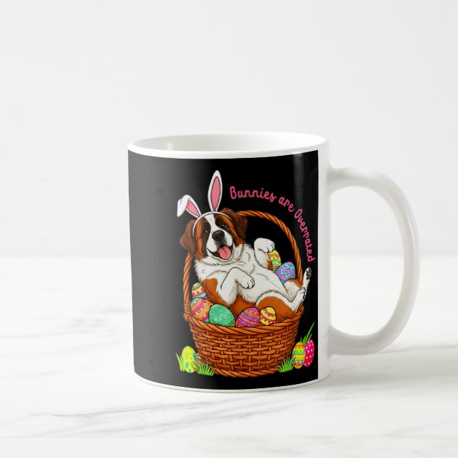 Kaniner är överskattade påsk st bernard i ägg kaffemugg (Höger)