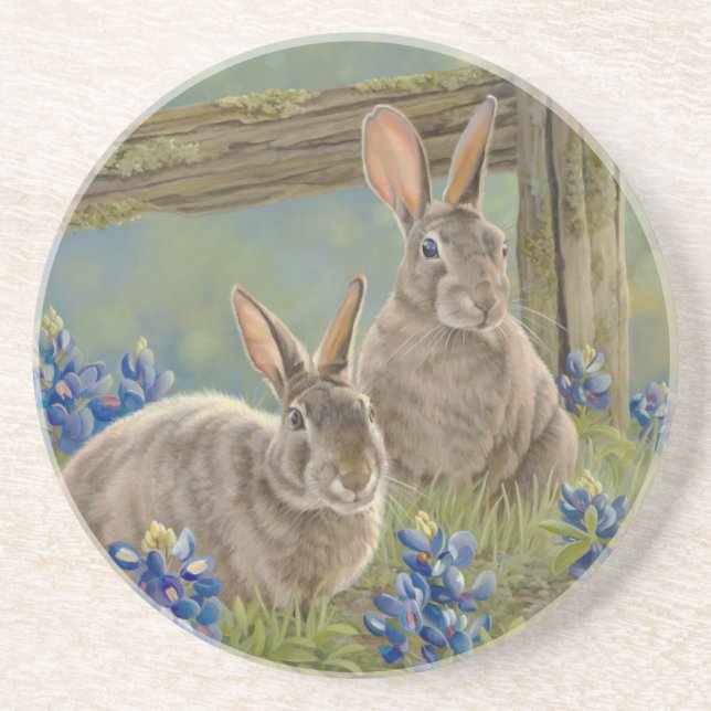Kaniner & Bluebonnets Underlägg (Framsidan)