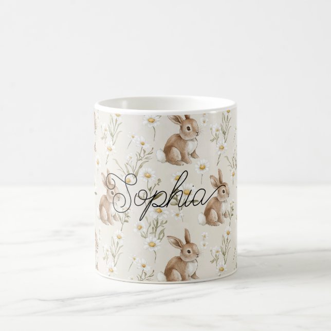 Kaniner Daisy Blommor Kaffemugg (Center)