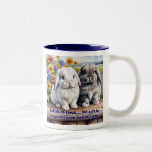 Kaniner Do Speak Lop Earny Bunny Två-Tonad Mugg