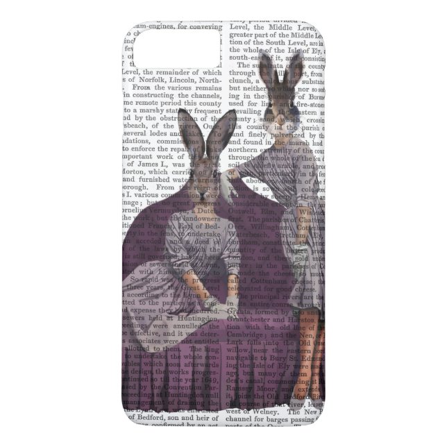 Kaniner i Lila.png Case-Mate iPhone Skal (Baksida)