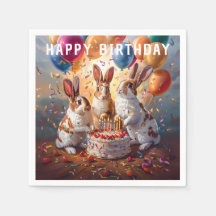 Kaniner kvällstid Födelsedagsfest